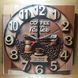 Ceas decorativ, model sublimat Vintage Cafea Boabe, handmade, cadou pentru cei dragi, 20cm