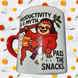 Cana cu model dublu Productivitate, mesaj haios in Engleza, ceramica, maner inima rosie, cadou pentru cei dragi, 350 ml