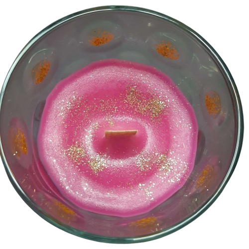 Lum&acirc;nare parfumată cu fitil lemn, SWEET CHERRY &ndash; Cires, Bergamot, 130g