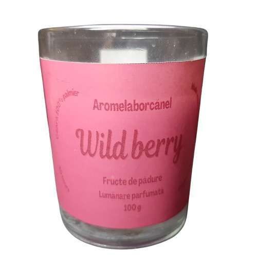 Lum&acirc;nare parfumată WILD BERRY &ndash; Fructe de pădure