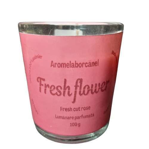 Lum&acirc;nare parfumată FRESH FLOWER &ndash; Trandafir