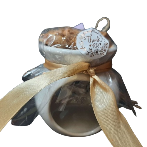 Set difuzor Wax Melts si figurine de ceara de soia parfumata, CHOCOLATE &ndash; Cafea, Scortisoara, Vanilie