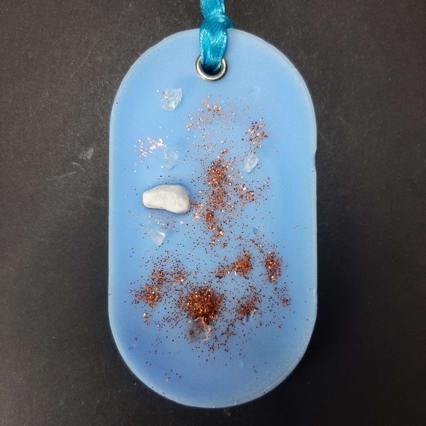 Parfumant dulap haine OCEAN DREAMS &ndash; Note marine, Pepene Galben, Portocală roșie, Paciuli, Oval, 30g