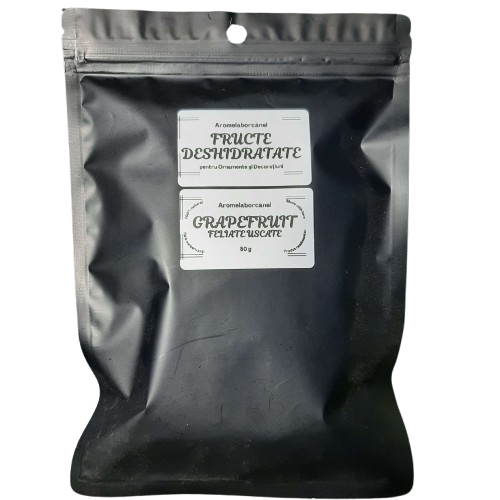 Fructe deshidratate, uscate, decorative, GRAPEFRUIT, 50g